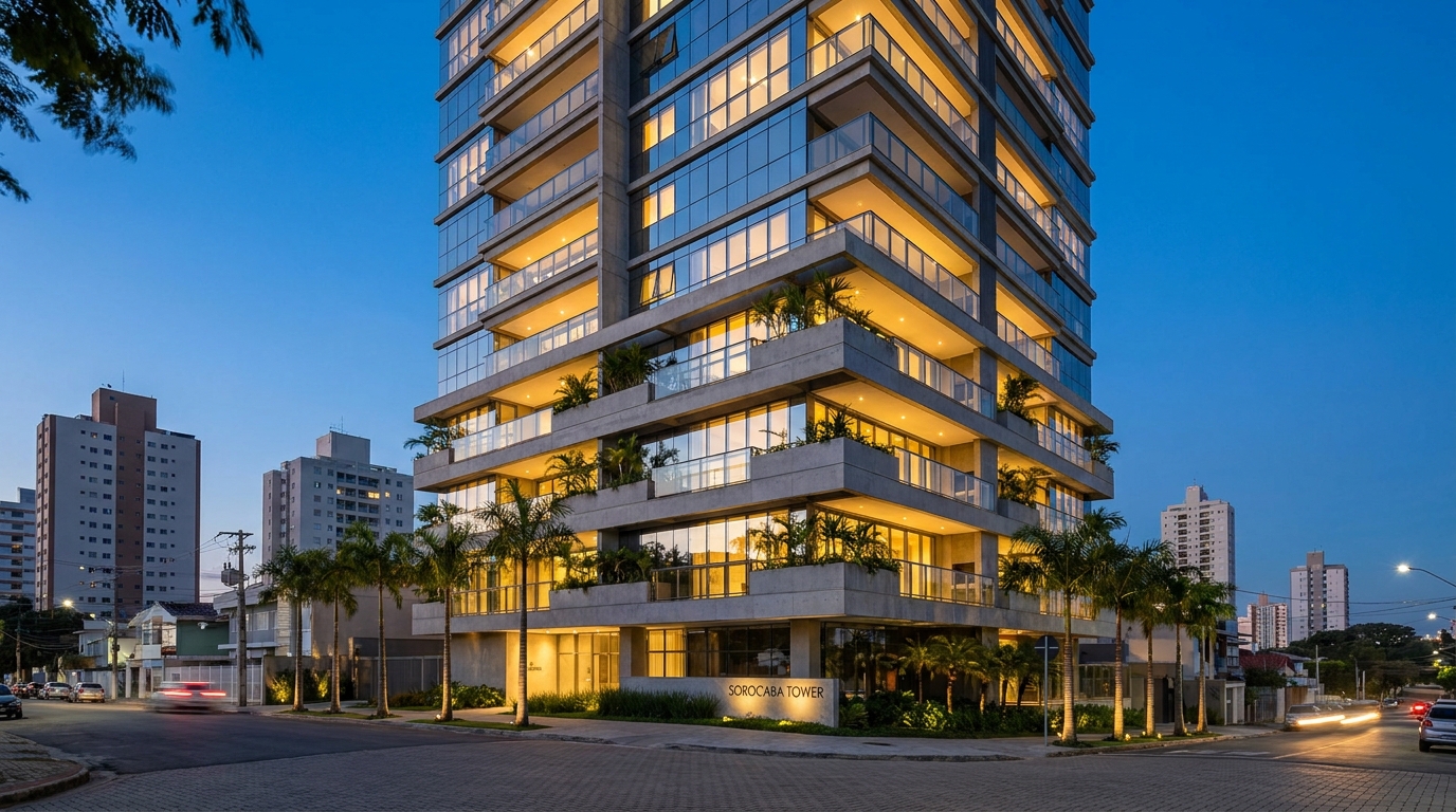 Ícone Planeta, edifício comercial em Sorocaba, projeto da Prime Fire